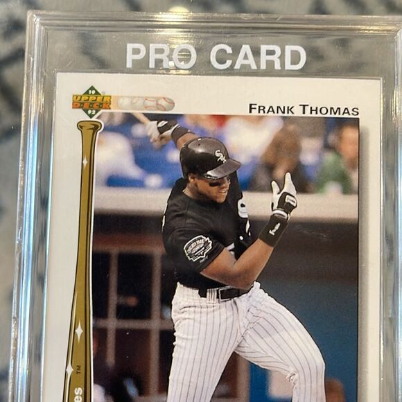 1992 UPPER DECK HOMERUN HEROES #HR8 FRANK THOMAS. - Picture 3 of 4